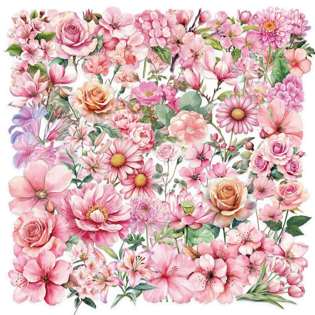 50PCS Transparent Cartoon Pink - огляд і ціна Pet Supplies In Store