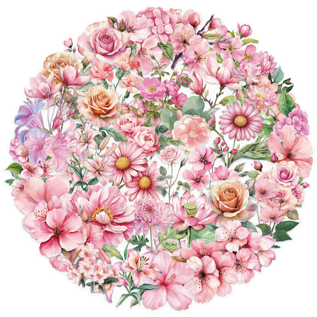 50PCS Transparent Cartoon Pink - огляд і ціна Pet Supplies In Store