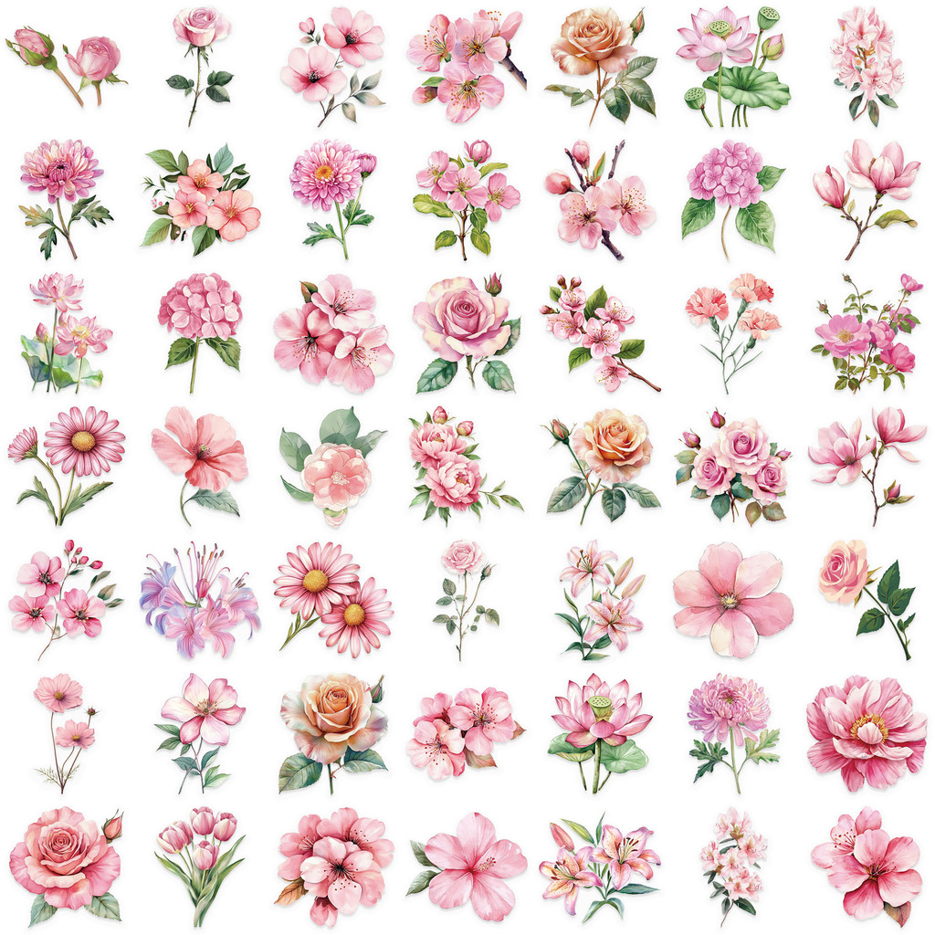 50PCS Transparent Cartoon Pink - огляд і ціна Pet Supplies In Store