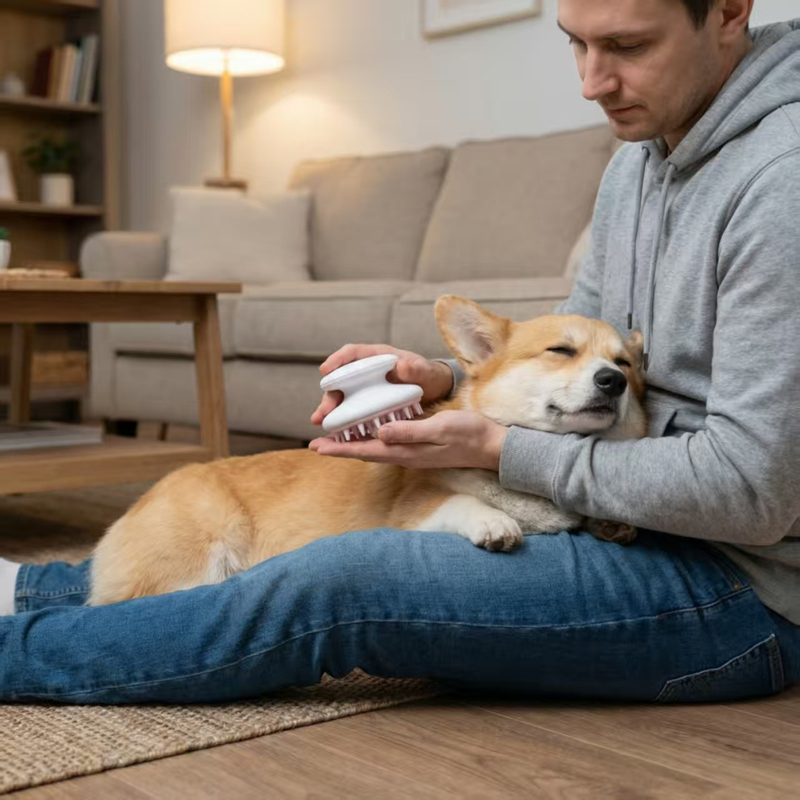 Pet Cleaning Massage Brush Dog - огляд і ціна Pet Supplies In Store